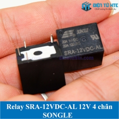 Relay SRA-12VDC-AL 12V 4 chân chính hãng SONGLE