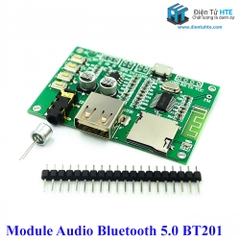 Mạch Audio Bluetooth 5.0 - TF - USB Lossless - FM - BLE-SPP BT201