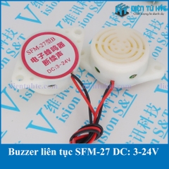Còi Buzzer âm lượng to SFM-27 3-24V