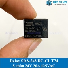 Relay SRA-24VDC-CL 24V 5 chân T74 chính hãng SONGLE