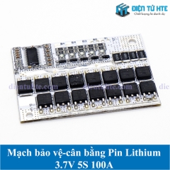 Mạch sạc cân bằng và bảo vệ Pin Lithium 3.7V 3S 4S 5S 100A