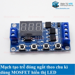 Mạch tạo trễ đóng ngắt theo chu kì MOSFET hiển thị LED XY-J04