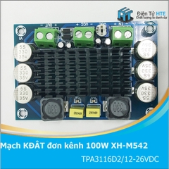 Mạch khuếch đại âm thanh đơn kênh 100W XH-M542 TPA3116D2