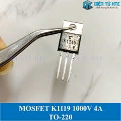 [THÁO MÁY] Mosfet kênh N N-Mosfet K1119 2SK1119 1000V 4A 3Ω TO-220