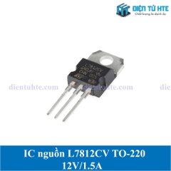 IC ổn áp nguồn 12V L7812CV 7812 chân cắm TO-220 loại tốt