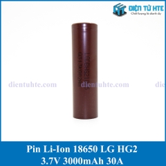 Pin Li-Ion 18650 LG HG2 3000mAh 30A