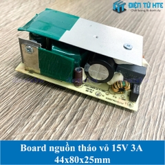 Board nguồn tháo vỏ 15V 3A 44x80x25mm loại tốt