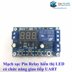 Mạch đóng ngắt theo điện áp - Sạc Pin có chức năng giao tiếp UART XY-DJ