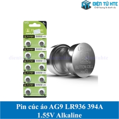 Pin cúc áo TIANQIU AG9 LR936 394A 1.55V Alkaline (Trong vỉ)