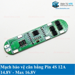 Mạch bảo vệ cân bằng Pin 4S 14.8V - 16.8V 12A