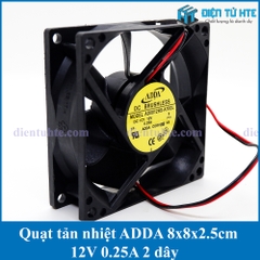 Quạt tản nhiệt ADDA 12V 0.25A 8x8x2.5cm