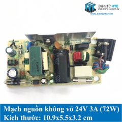 Nguồn không vỏ 24V 3A chất lượng