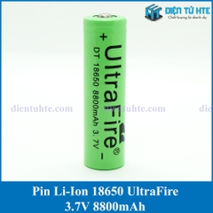 Pin Li-Ion 18650 UltraFire Xanh lá 8800mAh