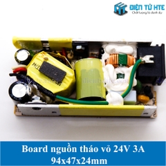 Board nguồn tháo vỏ 24V 3A 94x47x24mm