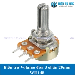 Biến trở volume đơn WH148 20mm