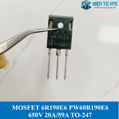 [THÁO MÁY] Mosfet kênh N N-Mosfet 6R190 6R190E6 IPW60R190E6 650V 20A/59A TO-247