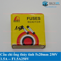 Cầu chì ống thủy tinh 5x20mm