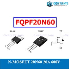 N-MOSFET công suất 20N60 FQPF20N60C 20A 600V TO-220F