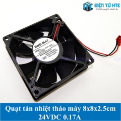 Quạt tản nhiệt tháo máy 24V 0.17A 8x8x2.5cm