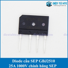 Diode chỉnh lưu cầu GBJ2510 25A 1000V chính hãng SEP