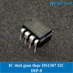 IC thời gian thực RTC giao tiếp I2C DS1307 chân cắm DIP8 loại tốt