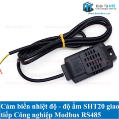 Cảm biến nhiệt độ - độ ẩm SHT20 giao tiếp Công nghiệp Modbus RS485