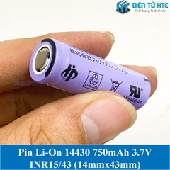 Pin Lithium Ion 14430 3.7V 750mAh (CN) Vỏ tím