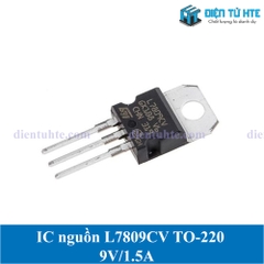 IC ổn áp nguồn 9V L7809CV 7809 chân cắm TO-220 loại tốt
