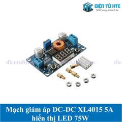 Mạch giảm áp DC-DC XL4015 5A hiển thị LED 75W