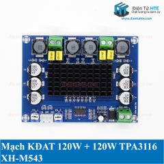 Mạch khuếch đại âm thanh TPA3116 120W + 120W XH-M543