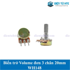 Biến trở volume đơn WH148 20mm