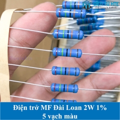 Điện trở MF Đài Loan 2W 5 vạch màu 1%