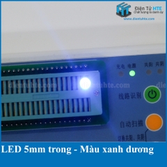 LED đơn F5 trong 5mm - Màu trắng siêu sáng
