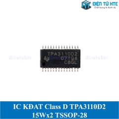 IC khuếch đại âm thanh TPA3110D2 TPA3110D2PWPR 15W 2 kênh Class D TSSOP-28 Mới