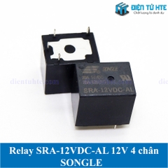 Relay SRA-12VDC-AL 12V 4 chân chính hãng SONGLE