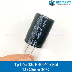 Tụ hóa AISHI 33uF 400V size 13x20mm 20%