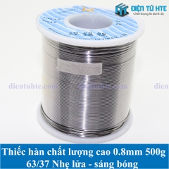 Cuộn thiếc hàn 63/37 0.8mm 500g