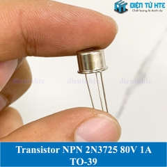 Transistor NPN 2N3725 80V 1A chân cắm TO-39