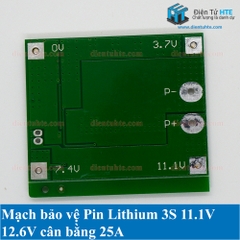 Mạch sạc xả bảo vệ Pin 3S 11.1V 12.6V 25A