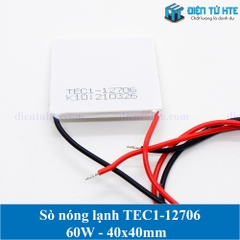 Sò nóng Lạnh TEC1-12706 60W 40x40mm