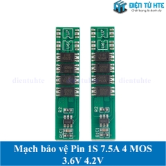 Mạch bảo vệ Pin 1S 7.5A 4 MOS 3.6V 4.2V