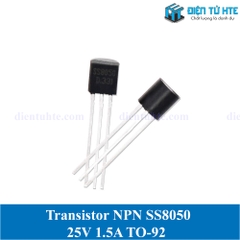 Transistor NPN SS8050 PNP SS8550 25V 1.5A chân cắm TO-92