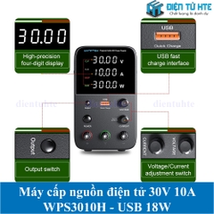 Máy cấp nguồn WANPTEK WPS3010H 30V 10A Encoder LED 4 số