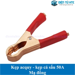 Kẹp cá sấu - Kẹp ắc quy 50A 80mm