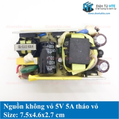 Board nguồn không vỏ 5V 5A tháo vỏ