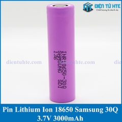 Pin Lithium Ion 18650 SAMSUNG INR18650 30Q 3000mAh dòng xả cao 25A