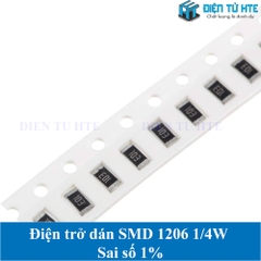Điện trở dán SMD 1206 1/4W Sai số 1%