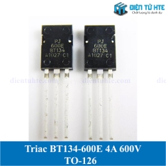 Triac BT134 BT134-600E 4A 600V chân cắm TO-126 loại tốt