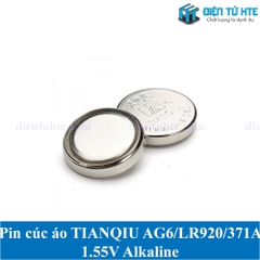 Pin cúc áo TIANQIU AG6 LR920 371A 1.55V Alkaline (Trong vỉ)