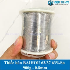 Thiếc hàn BAIHOU Con khỉ trắng 63/37 Sn63% 0.8mm cuộn 900g